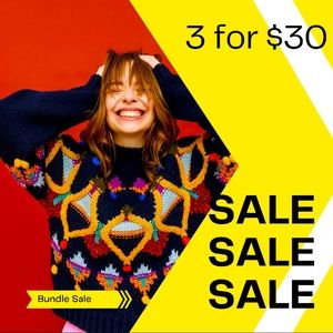 3 for $30 sale!!!